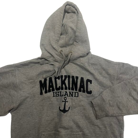 Pacific & Co Mackinac Island Embroidered Hoodie Size Small‎ Blue Women - Picture 1 of 10